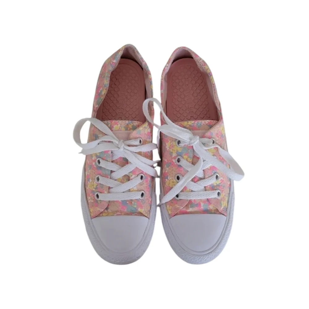Converse Sneakers Womens 6.5 Coral Ox Sunset Glow Low Top Shoes Chuck Taylor - Picture 2 of 16